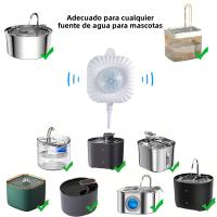 Fuente De Agua Para Gatos Universal Con Sensor Infrarrojo USB Automática Accesorio Para Perros Y Gatos Dispensador De Agua Para El Hogar Con Sensor De Movimiento - details 0
