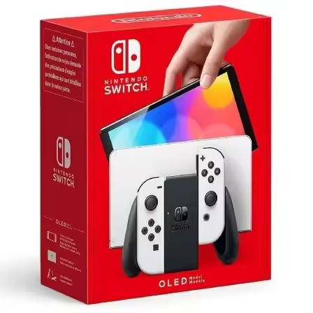 Nintendo Switch Versión OLED Blanca/ Incluye Base/ 2 Mandos Joy-Con - 1
