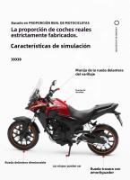 Honda CB400X Diecast Modelo De Motocicleta a Escala 1/12 Realista Para Enthusiasts De Bicis Regalo Ideal Para Todas Las Edades - details 1