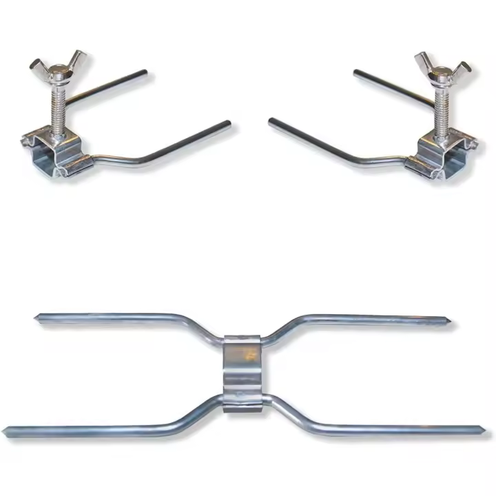 Kit de Pinchos de Asador de Pollos de Acero GOLDMAN SERVICE - 1