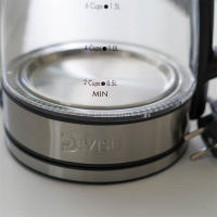Hervidor Eléctrico DEVISIB 2L 2200W Con Indicador LED Filtro Removible Cuerpo De Vidrio Ideal Para Té Y Café Boil Water - details 7
