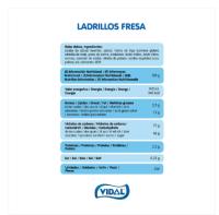 VIDAL Ladrillos Fresa brillo de 250U 1,5Kg sabor a Fresa sin gluten sin grasa sabor original Vidal garantizado - details 3
