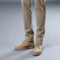 Pantalones Casuales Para Hombre 98% Algodón Gris Caqui Trabajo Pantalones De Oficina Talla Grande Moda Coreana Y2k Ropa De Marca Jogger Cargo - details 17