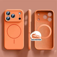 Funda De Silicona Líquida Para Magsafe Para iPhone 17 16 15 14 pro Max Cubierta Magnética Mate De Colores Caramelo Compatible Con iPhone Air - details 5