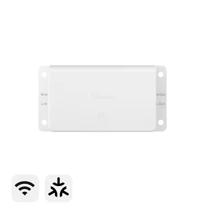 Sonoff interruptor inteligente Gen5 Wi-Fi Matter, 1 canal 10A, blanco - 1
