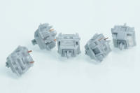 Gateron Smoothie Silver Switch Lineal Plata Para Teclado Mecánico Gaming Pre Lubed Full POM SMD 45g MX Stem - details 2