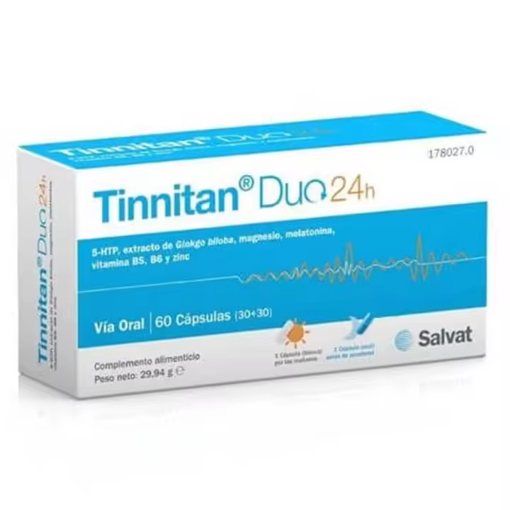Tinnitan Dúo 24 H 30 Cápsulas + 30 Cápsulas - 1