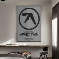 Póster Retro De DJ Aphex Twin 1PC Pegatina De Papel Impermeable HD Para Decoración De Pared De Dormitorio Entrada Casa Sala De Estar Bar - details 14