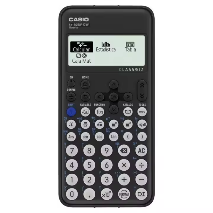 Calculadora Científica Casio ClassWiz FX-82 SP CW/ Negra - 1