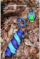 Botella De Agua Desmontable Y Plegable De Silicona Con Tapa Y Portabotellas Camuflaje Para Deportes Y Viajes Copo De Nieve Con Carabiner - details 0