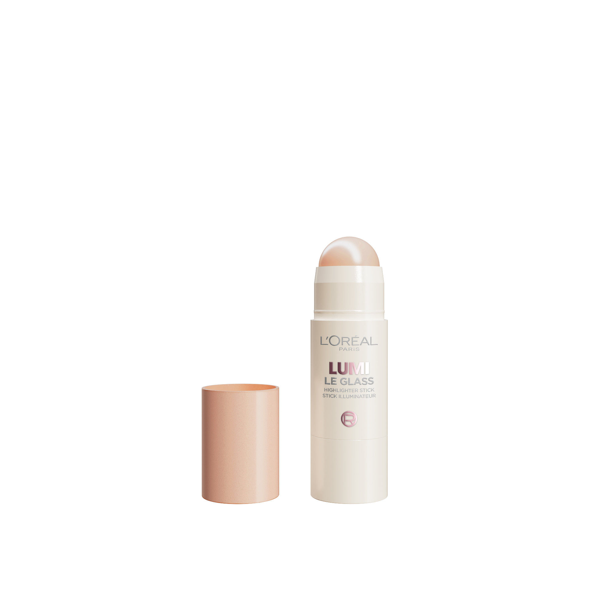 L'Oréal Paris | Lumi Le Glass Stick, iluminador multiusos, efecto espejo, glow jugoso que refleja la luz