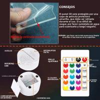 Lámpara De Juego 3D LED Iluminación De Habitación Para Niños Zona De Juegos Con Auriculares Decoración De Hogar Regalo Luz Nocturna De Mesa Incluye Baterías - details 9