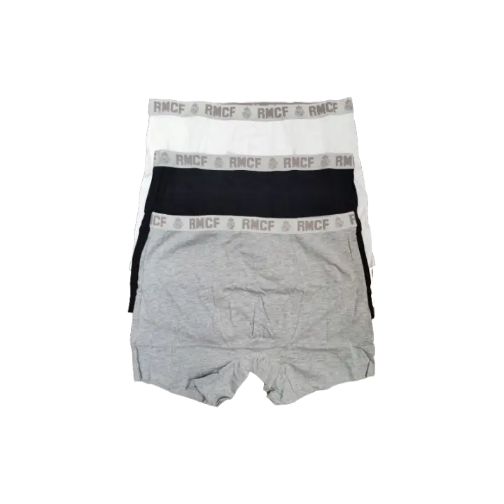 Boxer Real Madrid pack 3 unidades presentado en cajita diseño producto oficial 3RMB - 1