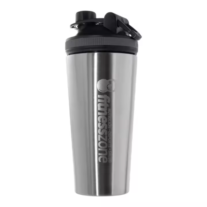 Fitnesszone NUTRICIÓN - DEPORTE - SALUD Shaker Acero Inoxidable 2.0 750 Ml - Accesorios Fitness para Mejorar Rendimiento y Seguridad en Entrenamientos - 1