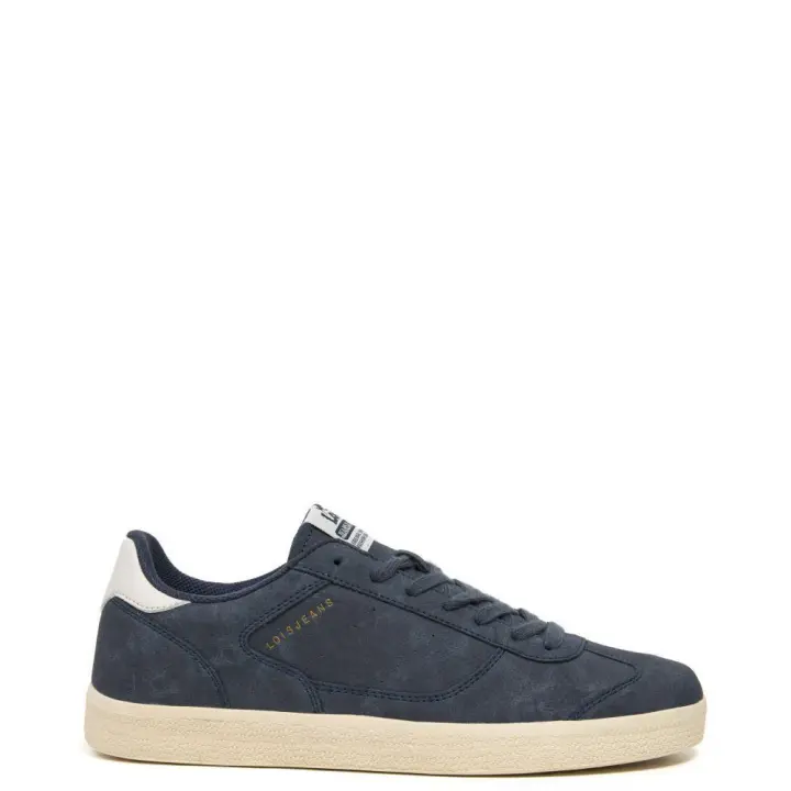 Lois 64488 Zapatillas para hombre azul marino en sintético con cordones 64488-107 - 1
