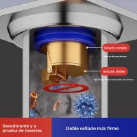 Drenaje De Piso De Cobre Para Baño Anti Olores Y Repelente De Insectos Dispositivo De Auto Sellado Accesorios De Baño - details 1