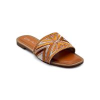 Calzados soraia, Sandalias Planas de Mujer con Punta Cuadrada, Diseño Clásico Tipo Slide, Corte Anatómico en la Empeine, Sandalia Abierta de Verano para Uso Diario, Oficina o Paseo Casual, para playa. Moda Oriental Fiesta Diamante de imitación - details 6