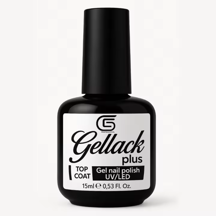 TOP COAT GELLACK PLUS ESMALTADO SEMIPERMANENTE ALTO BRILLO C5 COSMETICS 15ML - 1