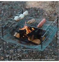 Red De Barbacoa De Acero Inoxidable Para Camping Y Picnics CAMPINGMOON J Series Tamaño Grande Mediano Y Pequeño Malla Cuadrada - details 9