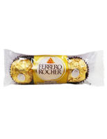Ferrero Rocher T3 (16 estuches de 3 bombones) - Delicioso chocolate con avellanas en 48 exquisitos bombones - details 0