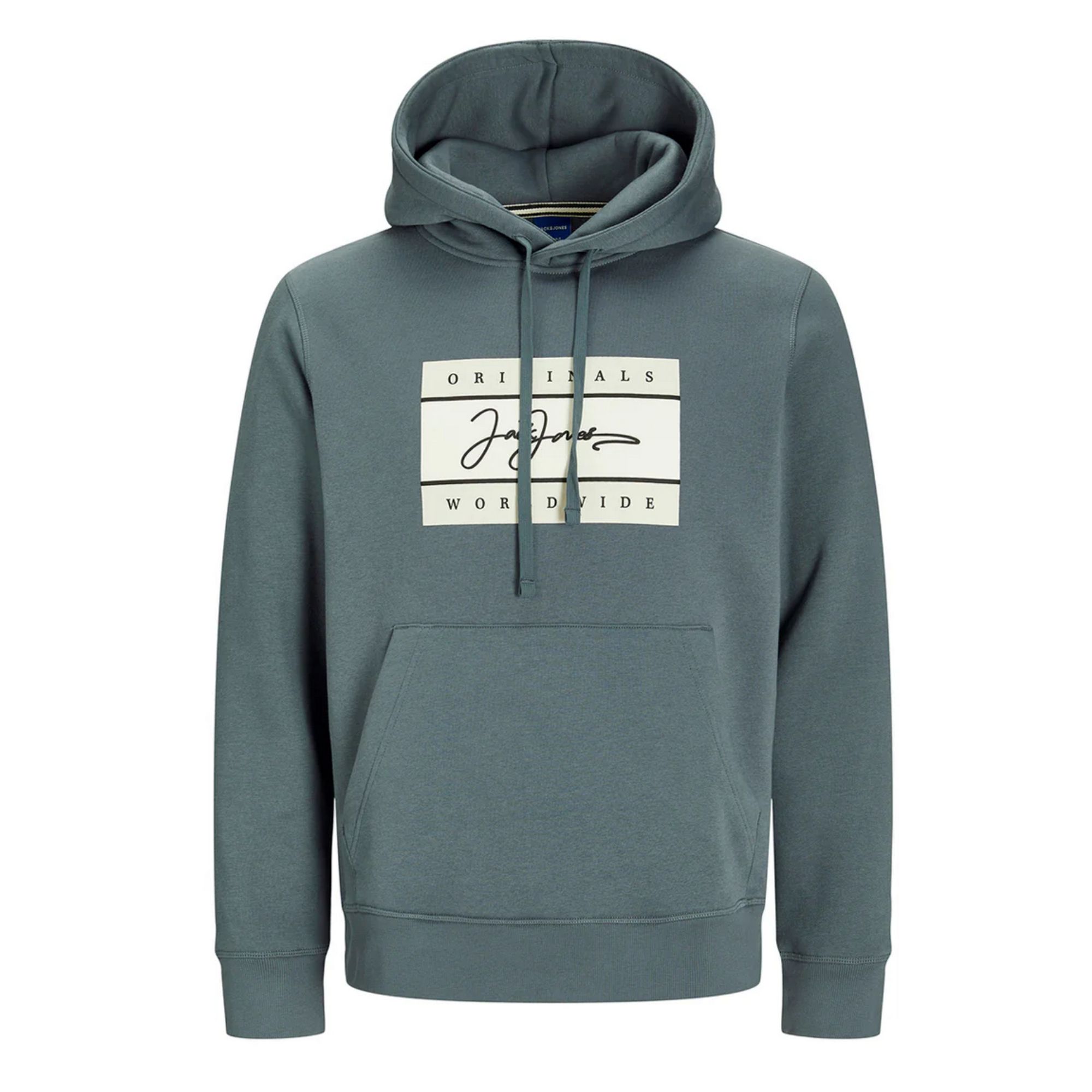JACK&JONES 12274585 JORFREDERIKSBERG BOX SCRIPT SWEAT HOOD Hombre Sudadera Jersey Cuello Capucha 29579