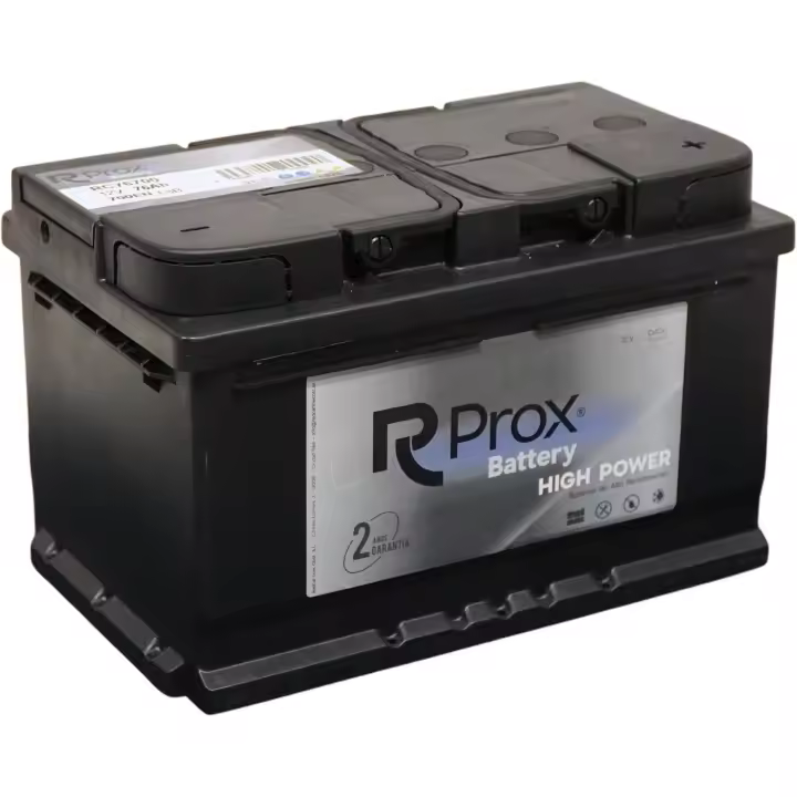 Batería de coche 74 Ah 680 Amp RC PROX, + 20% de Potencia de Arranque. 24 Meses de GARANTÍA. Medidas: 278 Largo 175 Ancho 190 Alto. Fabricante Lider Europeo. - 1