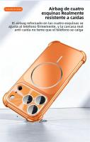 Funda Magnética Para iPhone Con Protector De Cámara Y Carcasa De Silicona Mate Antichoque Compatible Con Magsafe Modelos 13 14 15 16 17 - details 9