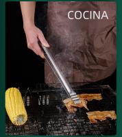 Pinzas De Asado De Acero Inoxidable Para Camping Y Cocina ExtraLargas 45CM Herramienta De BBQ Resistentes Al Calor Fáciles De Limpiar - details 6