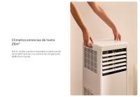 CREATE - Aire acondicionado portátil 3 en 1 7000BTU con deshumidificador 36L/día, color blanco - SILKAIR HOME 36L - details 2