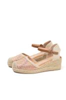 Paloma Wang Sandalias alpargatas de cuñas para mujer con plataforma y plantilla almohadilla - details 1