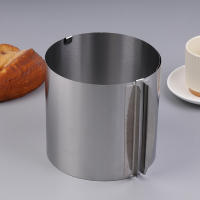 Anillo De Mousse De Acero Inoxidable Molde Circular Ajustable Para Hornear 6-12 Pulgadas Herramienta De Pastelería - details 1