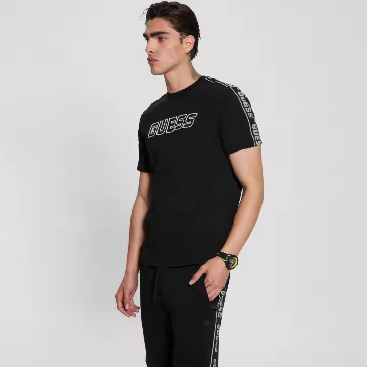 Guess Athleisure Camiseta Negra Z4GI18 J1314-JBLK , para Hombre - 1