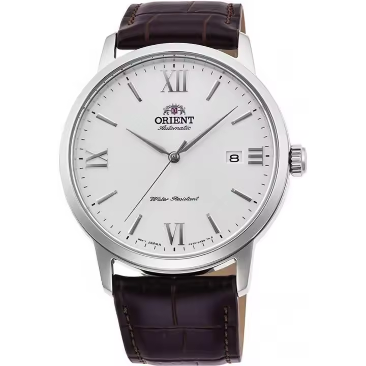 Reloj automático hombre Orient Contemporary RA-AC0F12S dial plata 41.6mm Cristal de zafiro correa de cuero 50m - 1