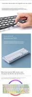 Teclado Mecánico AJAZZ AK992 Gaming RGB 100 Teclas Intercambio Caliente 5.0 Bluetooth Inalámbrico 2.4G USB Para PC Gamer Escritorio - details 4