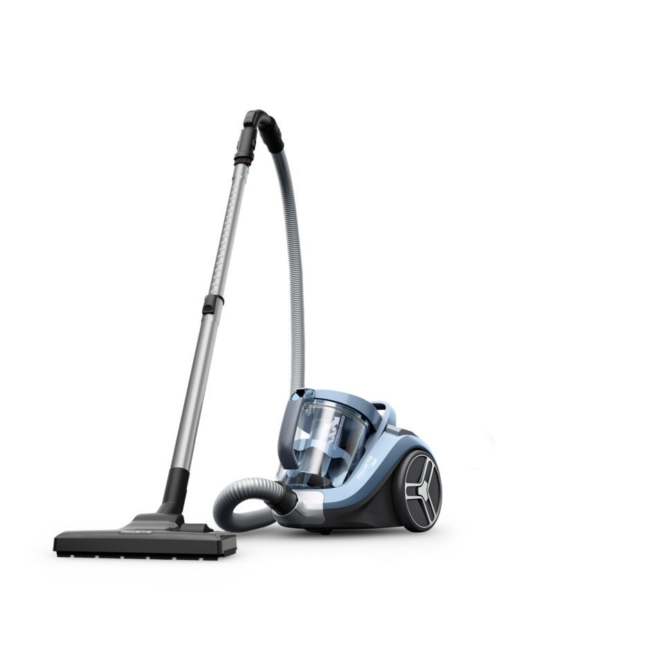 Rowenta Compact Power XXL, aspiradora sin bolsa, motor de bajo consumo (máx. 900 W), filtración ciclónica avanzada de 3 niveles, depósito de suciedad extragrande de 2,5 L, compacta, RO4B11EA