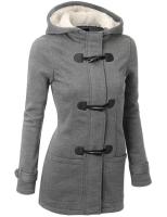 Abrigo Casual Para Mujer Con Capucha Cierre De Cremallera Outerwear Estilo Básico De Poliéster Talla 5XL Colores Variados - details 0