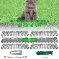 6/10Pcs Mat Mat Cat Scat Repelente Anticat Perro Detergente Espinillas Mantén a Tu Mascota Lejos De La Excavación Y Subida Punta - details 1