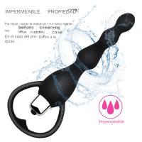 Masajeador Vibratorio Protaste De Silicona Juguetes Sexuales Para Hombres Y Mujeres Bucle Anal Entrenador Anales Para Principiantes Control Remoto - details 4