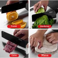 Tabla De Corte Doble Cara De Metal Con Agarre Fácil Para Hornear Tabla De Cocina Para Carne Frutas Verduras Herramienta De Cocina Rectangular Material De Titanio - details 8