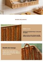 Cesta De Almacenamiento Plegable Imitación Rotura Montada En La Pared Organizador De Estante Inclinado Para Cocina Sala De Estar Baño Dormitorio Balcon - details 7