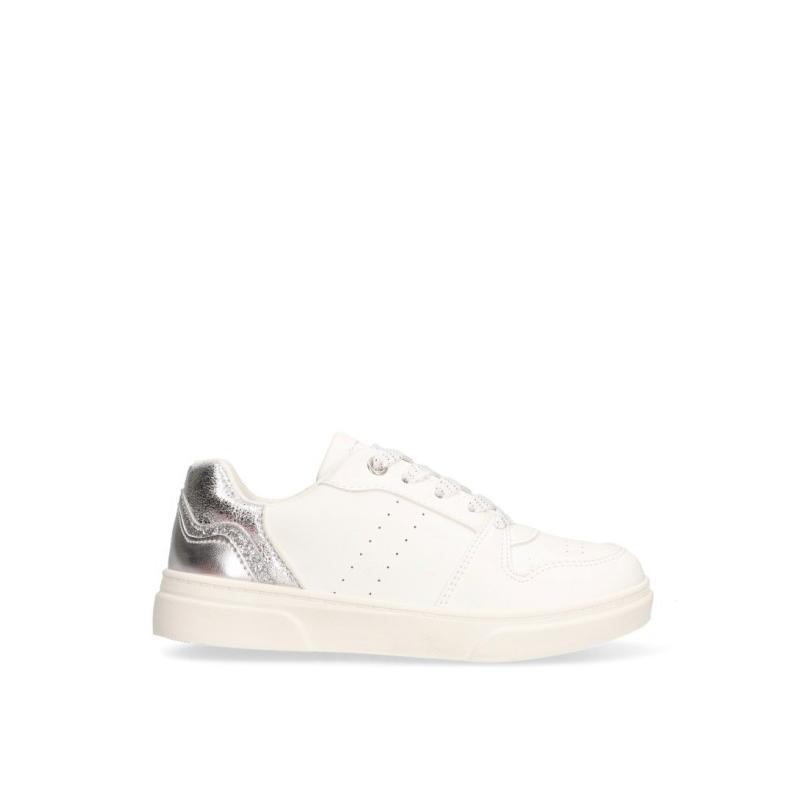 Zapatillas Casual Etika - Niña - Suela Plana - Modelo 52428 - Color Blanco