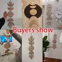Decoración Bohemia De Luna Fase En Madera Para Pared Regalo Para Dormitorio Sala De Estar Estudio Manualidades Regalo Para Padres Y Amigos - details 1