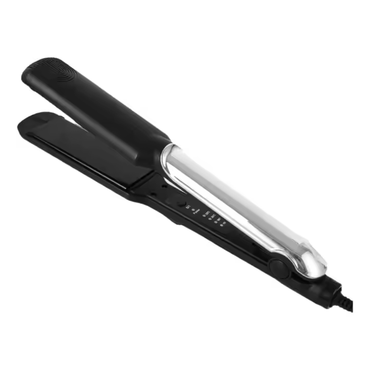 Plancha de pelo 45W con placas de turmalina, 4 niveles de temperatura de hasta 220°, cuidado iónico y anti-frizz, Oryx - 1
