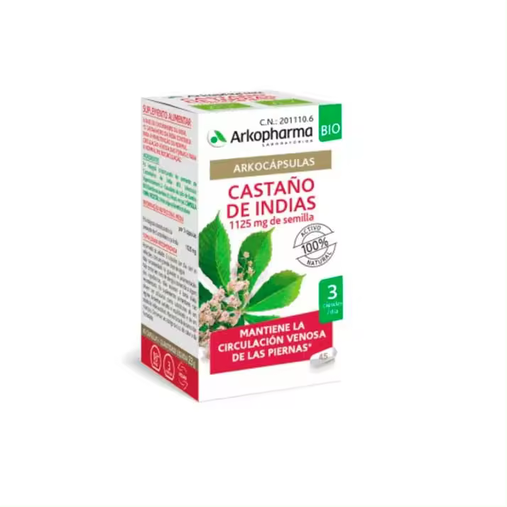 Arkopharma Castaño de Indias 45 Caps. Bio - Mejora Circulación - 1