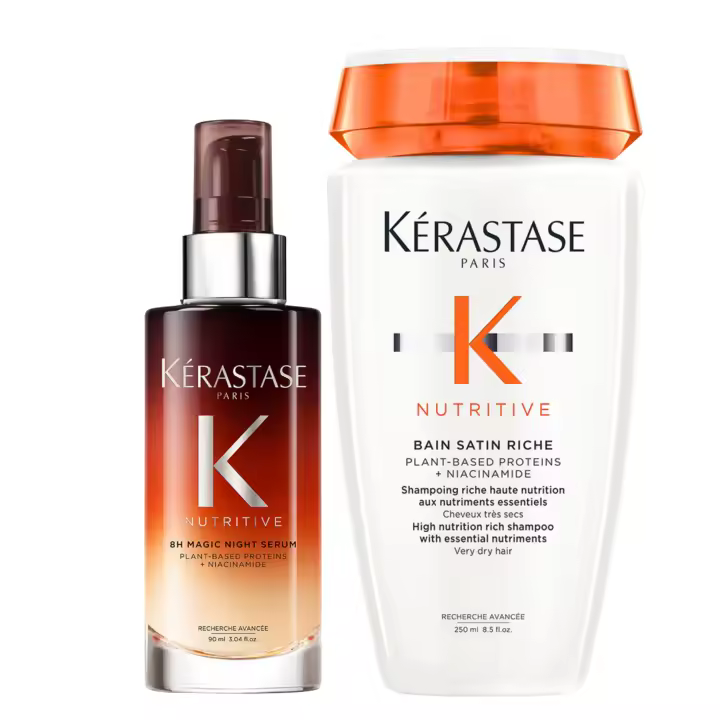 Pack Kérastase Nutritive 8H Magic Night Serum x2 – Nutrición Nocturna y Reparación - 1