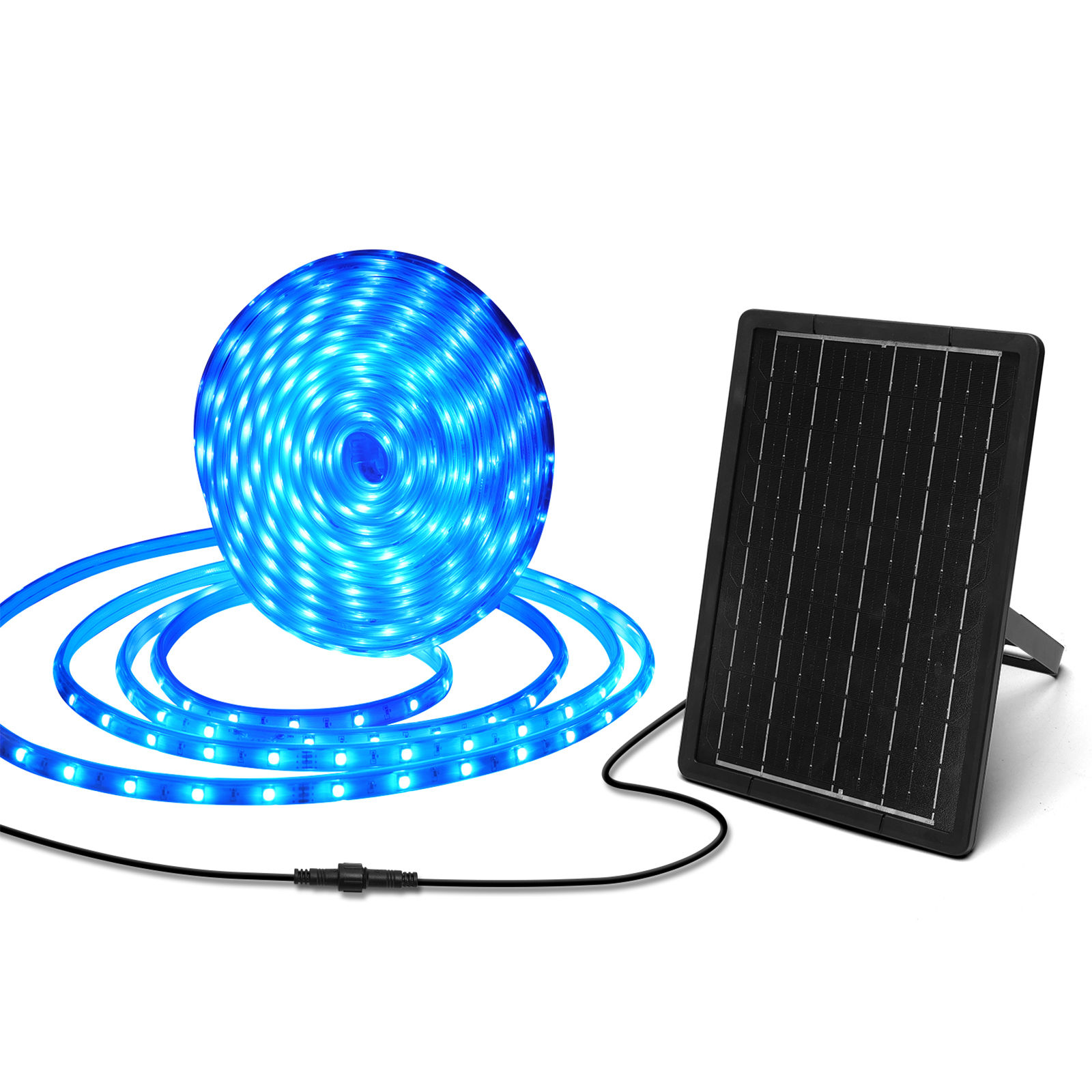 Aigostar Tira LED Solar Exterior 10M con Control Remoto