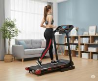 Cinta de Correr 2 HP con Inclinación Automática y Plegable Trébol Advance Roja - details 2