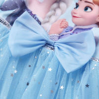 Vestidos De Princesa Para Niñas Con Manga Larga Y Cierre De Cremallera Disfraz De Elsa De Frozen Ropa De Fiesta De Cumpleaños Otoño - details 12
