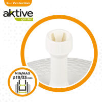 Base para sombrilla circular blanca 19-33 mm Aktive - details 3