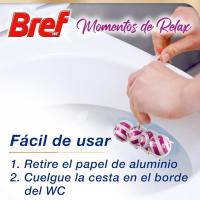 BREF Desinfectante WC Power Activ colgador Momentos De Relax Armonía Pack ahorro de 3 blister - details 0